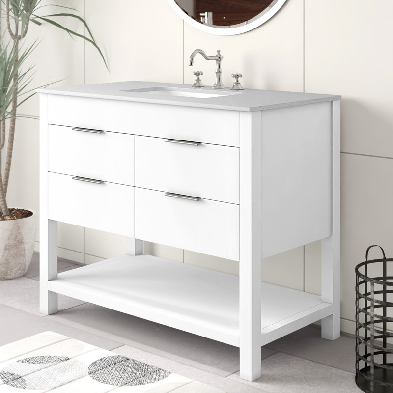 AllModern Ronny 42" Single Bathroom Vanity & Reviews Wayfair